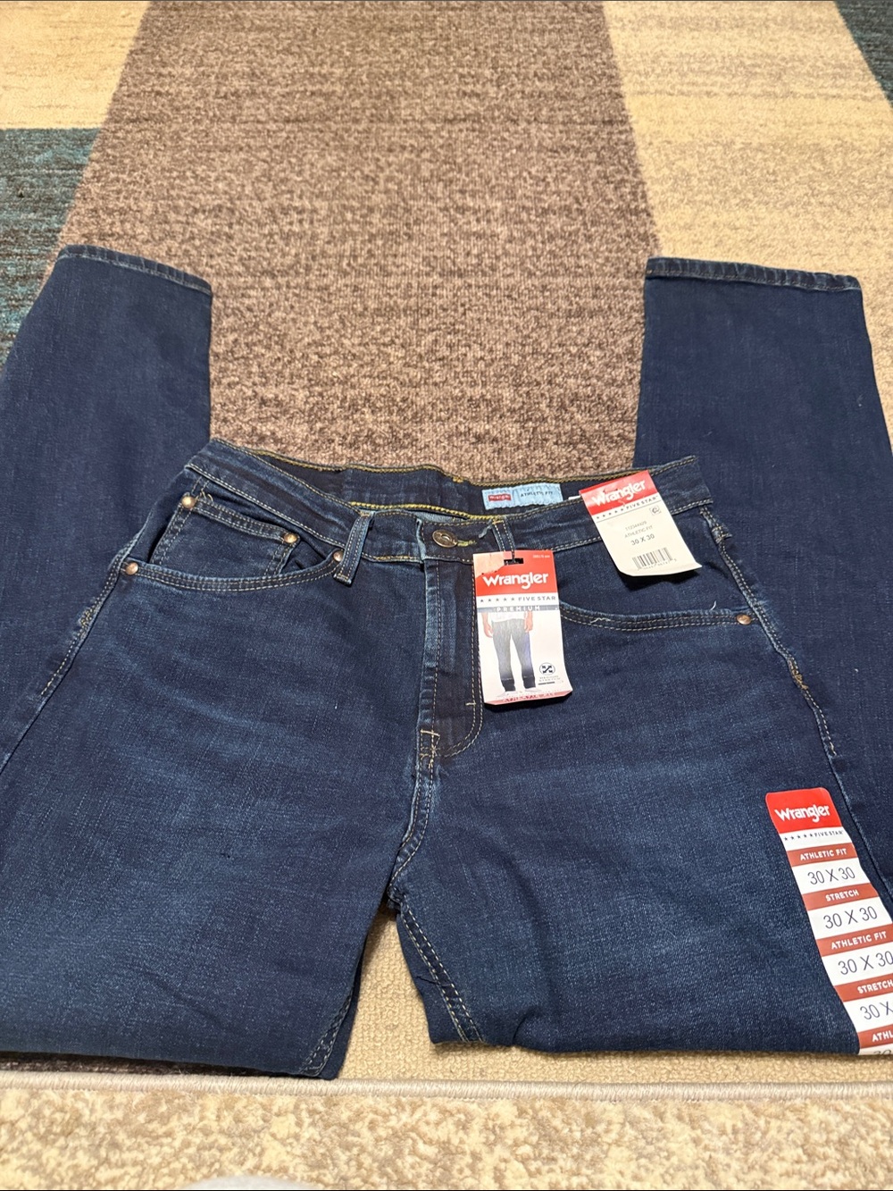 Wrangler Men’s Athletic Fit Jeans 30x30